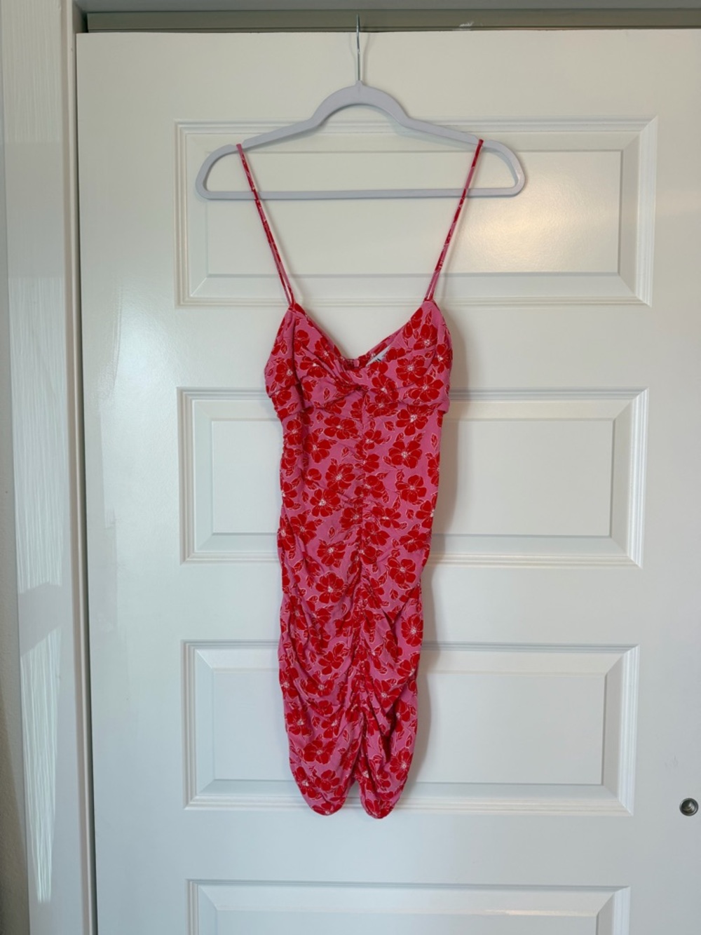 Zara Pink Floral Mini Dress
